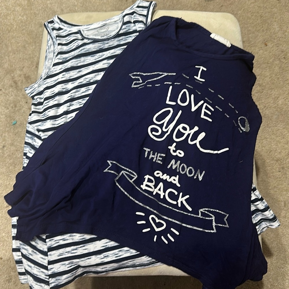 Little girls Btween and Wonder Nation tank top size 6